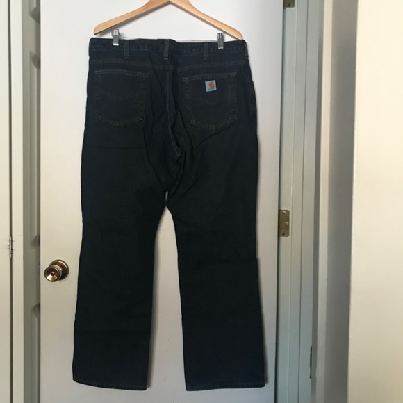 Carhartt relaxed Flannel Lined Jeans 18 x 30 100% cotton women’s plus size - Picture 2 of 7